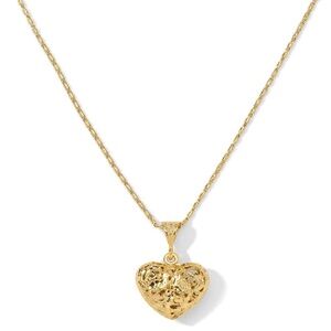 New Vanessa Mooney THE ESME NECKLACE large heart pendant necklace